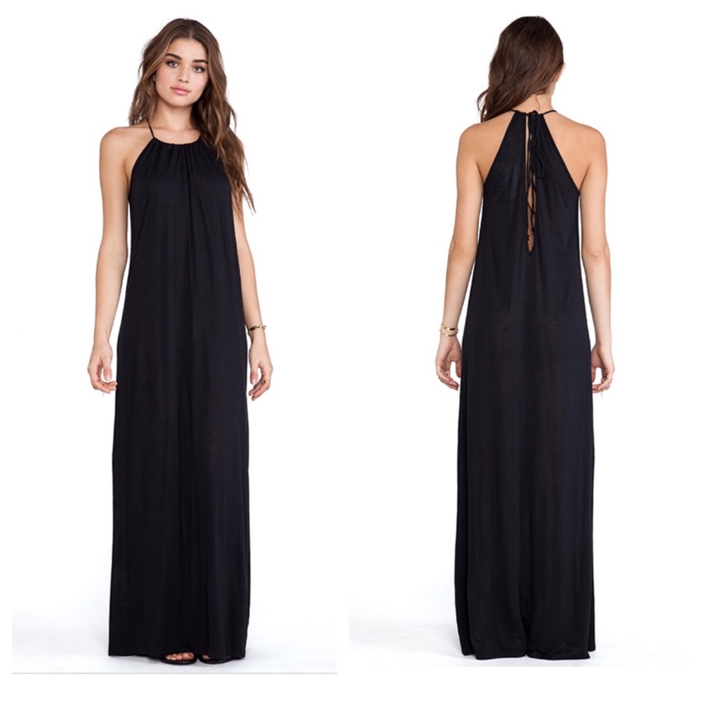 Blue Life Halter Maxi Dress